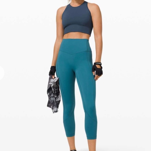 Lululemon Athletica Ebb to Train Sports Bra size 8 Iron Blue - Picture 4 of 7